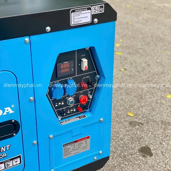Máy phát điện chạy dầu cách âm HAKUDA HKD10000P1 10KW