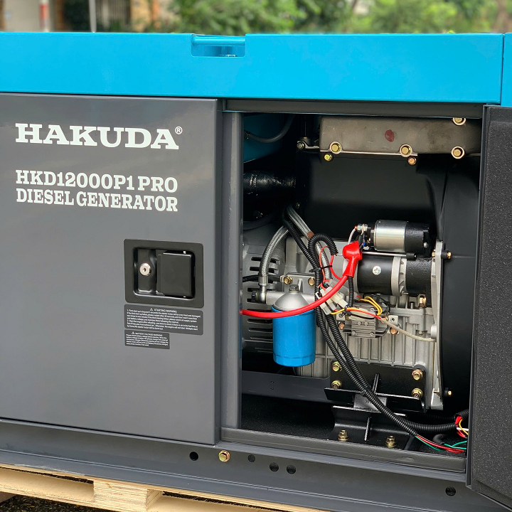 Máy phát điện chạy dầu 12KW HAKUDA HKD12000P1PRO chống ồn