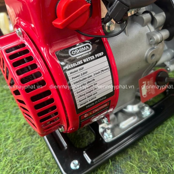 Máy bơm nước ruộng chạy xăng 2.5HP Oshima 152F