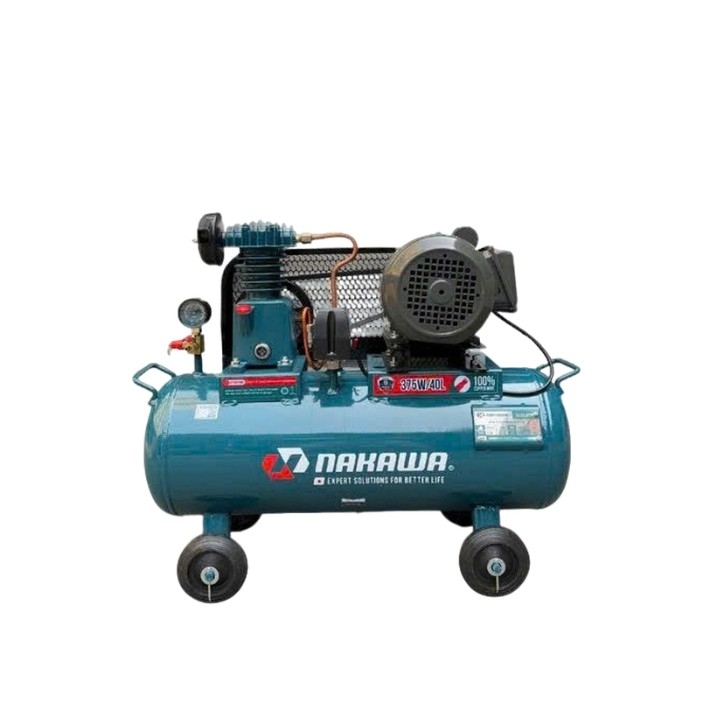 Máy nén khí dây đai 1/2HP NAKAWA NK0540PRO 40L