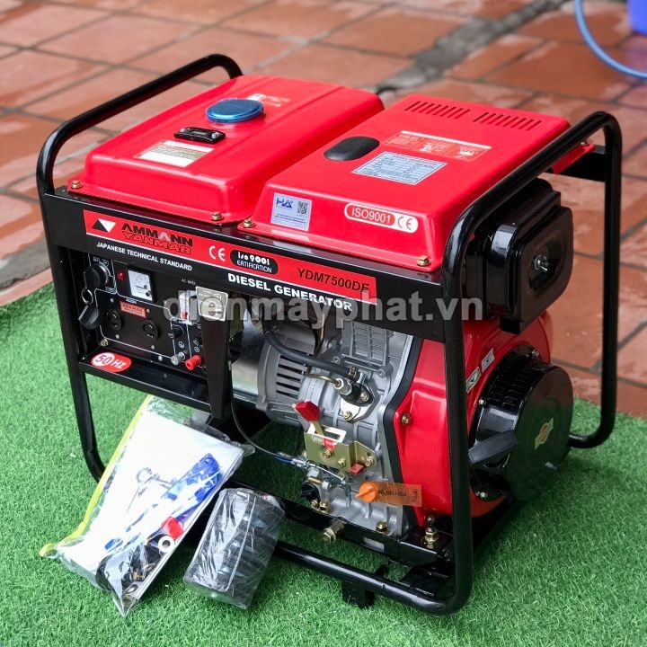 Máy Phát Điện Chạy Dầu Yanmar 5Kw YDM7500DE