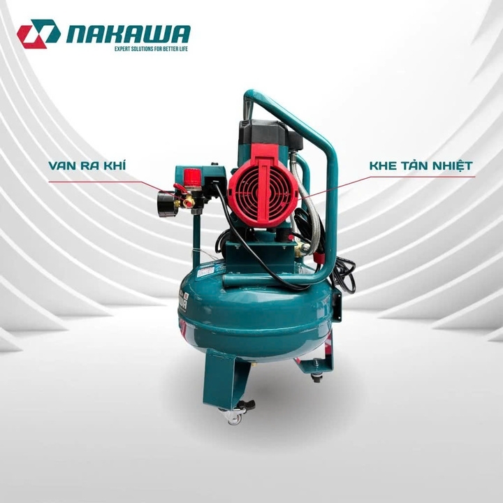 Máy nén khí không dầu NAKAWA 1.8HP NK-18H16T 16L