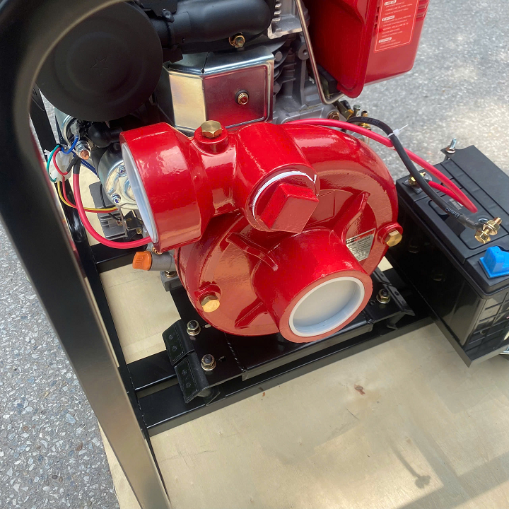 Máy bơm nước cứu hỏa chạy dầu HAKUDA HKD80DGE 6.6KW