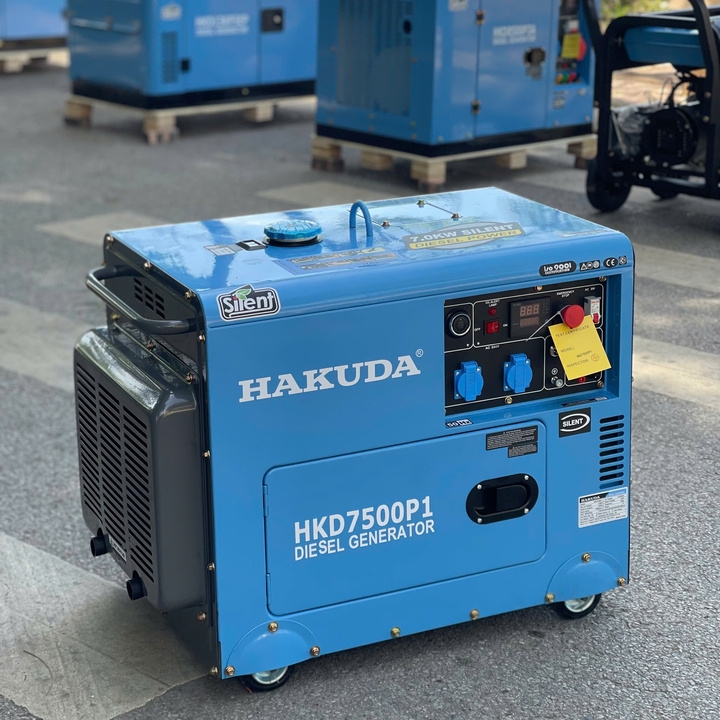 Máy Phát Điện Chạy Dầu Hakuda 7KW HKD7500P1 chống ồn