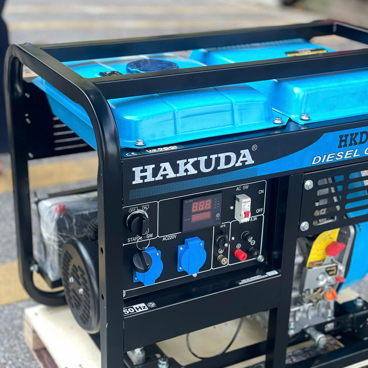 Máy phát điện chạy dầu HAKUDA 7KW HKD7000P1T