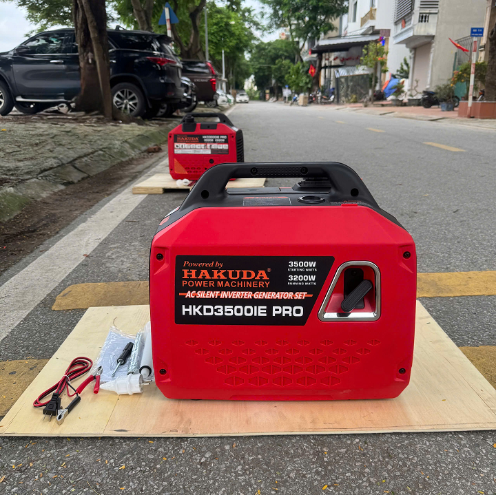 Máy phát điện HAKUDA 3.5KW HKD3500IEPRO inverter siêu cách âm