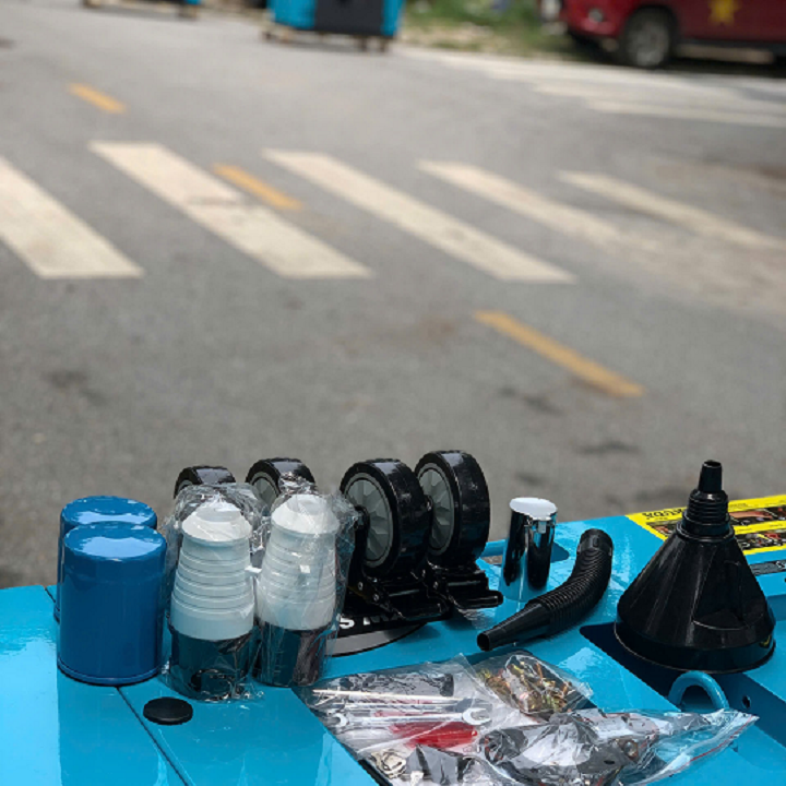 Máy phát điện chạy dầu 12KW HAKUDA HKD12000P1PRO siêu cách âm