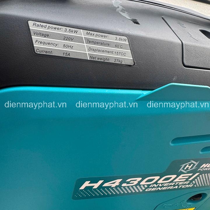 Máy phát điện chạy xăng Huspanda 3.8kW H4300EI inverter