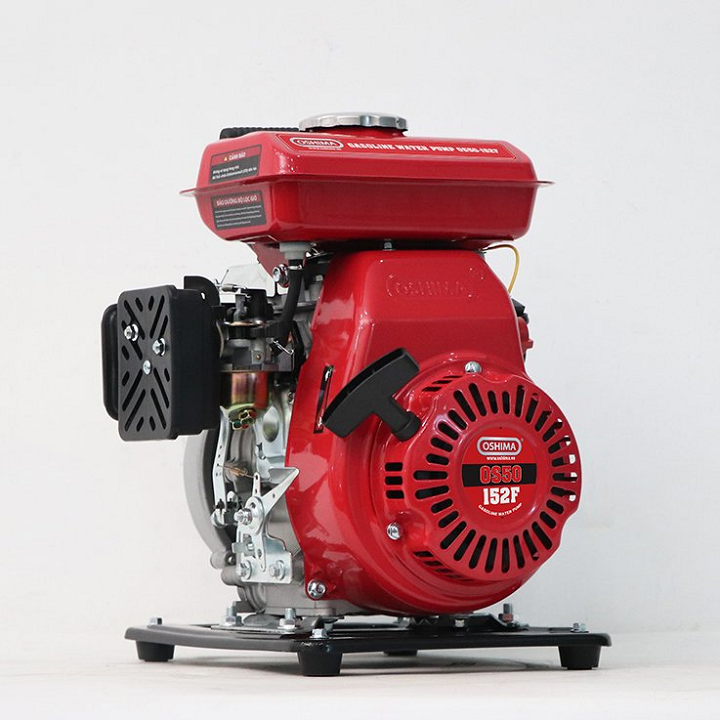 Máy bơm nước chạy xăng OSHIMA OS50-152F 2.5HP đỏ 4 thì