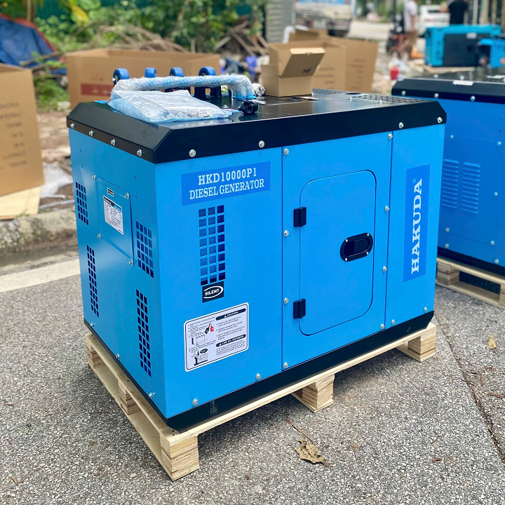 Máy phát điện chạy dầu diesel 10KW HAKUDA HKD10000P1