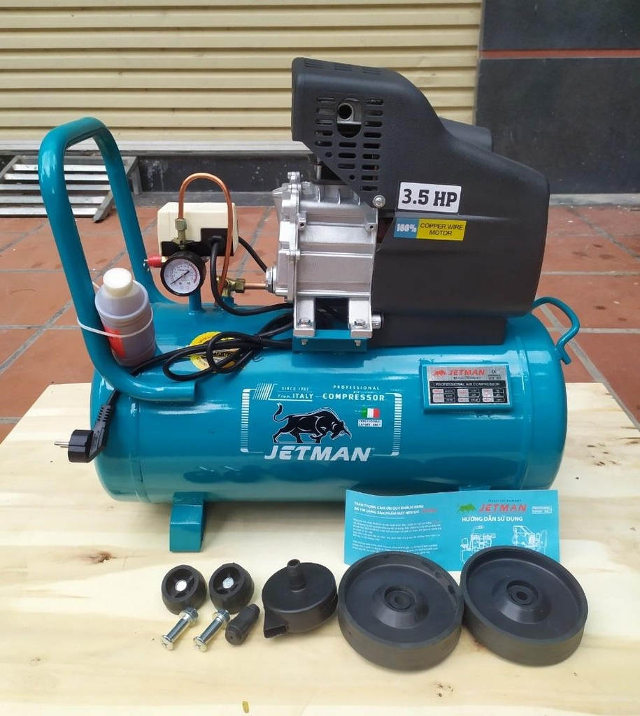 Máy Nén Khí Có Dầu Jetman 3.5HP 50L JM-4750