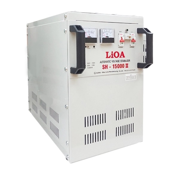 Ổn áp 1 pha 15KVA Lioa SH-15000II (Dải điện áp đầu vào 150V - 250V)