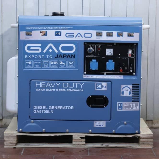 Máy phát điện chạy dầu 7KW GAO GA9700LN