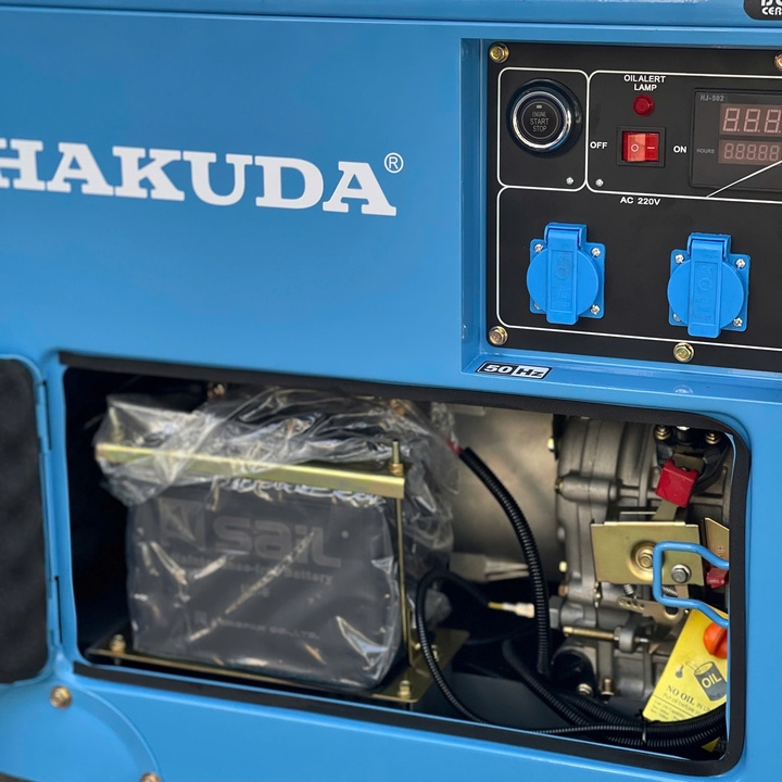 Máy Phát Điện Chạy Dầu Hakuda 7KW HKD7500P1
