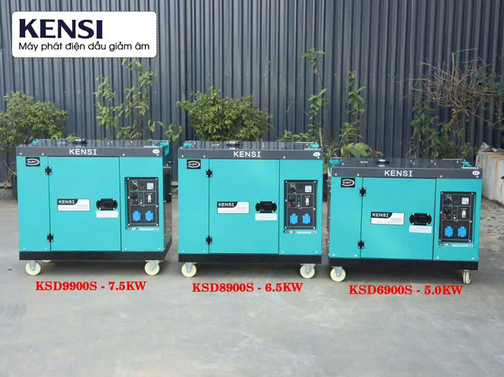 Máy phát điện chạy dầu 5KW KENSI KSD6900S
