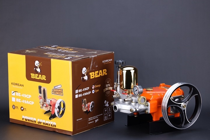 Đầu Phun Xịt Áp Lực 2HP Bear BE-49CP Piston Sứ