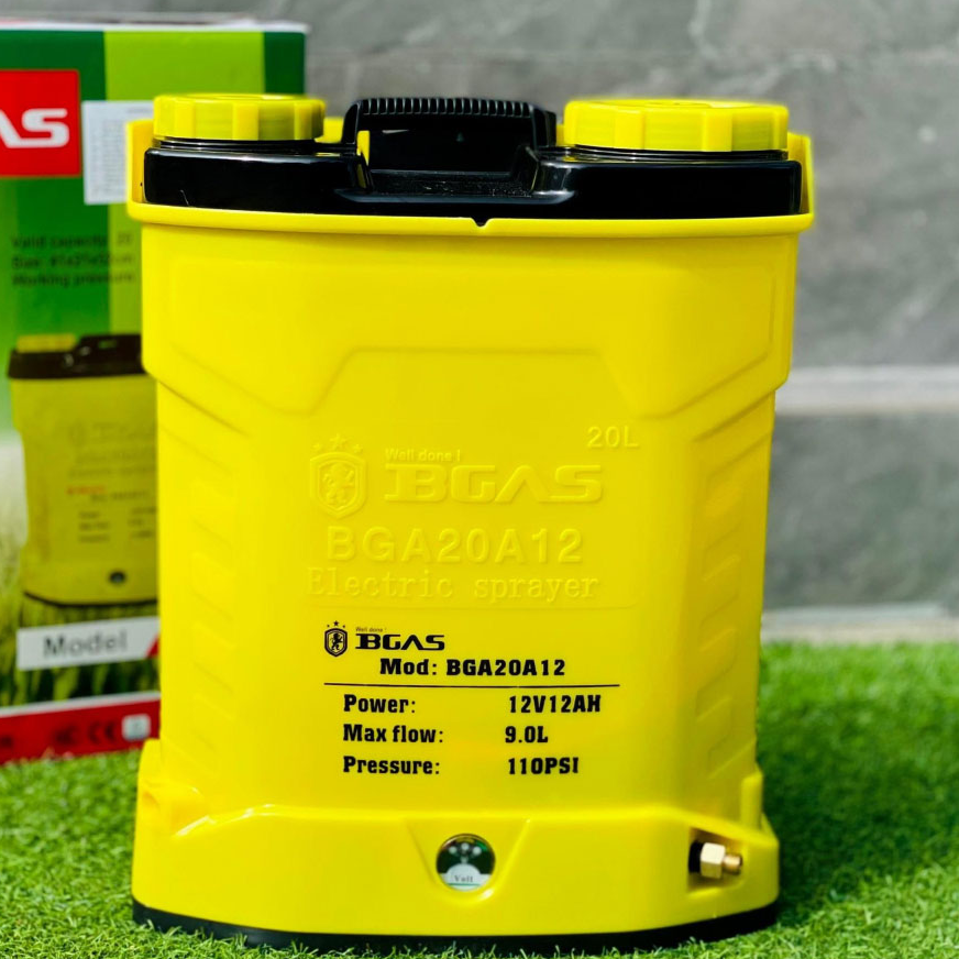 Bình xịt điện BGAS 20L BGA20A12E bơm đôi