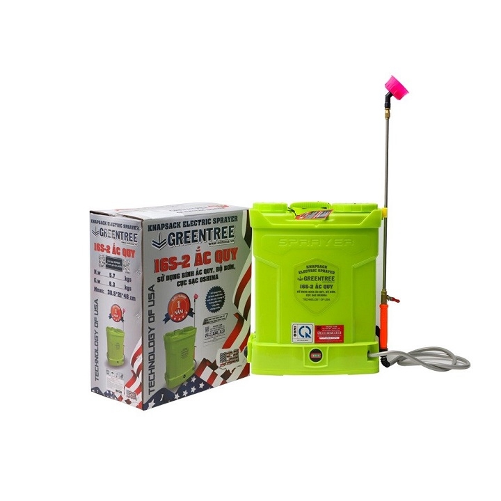 Bình xịt điện đa năng GREENTREE 16S 16 lít