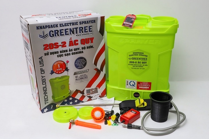 Bình xịt điện đa năng GREENTREE 20S 20 lít