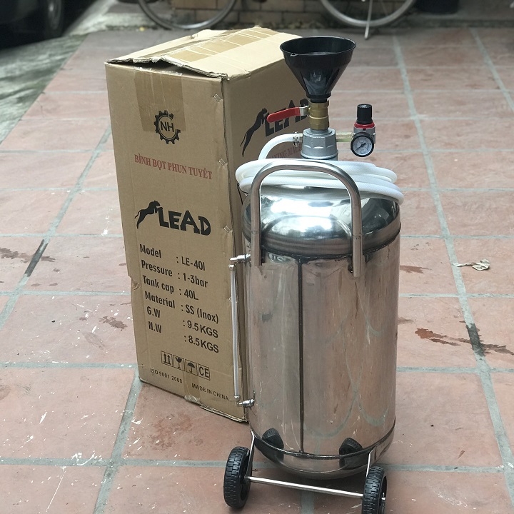 Bình Phun Bọt Tuyết Inox 201 Lead 40L LE-40I