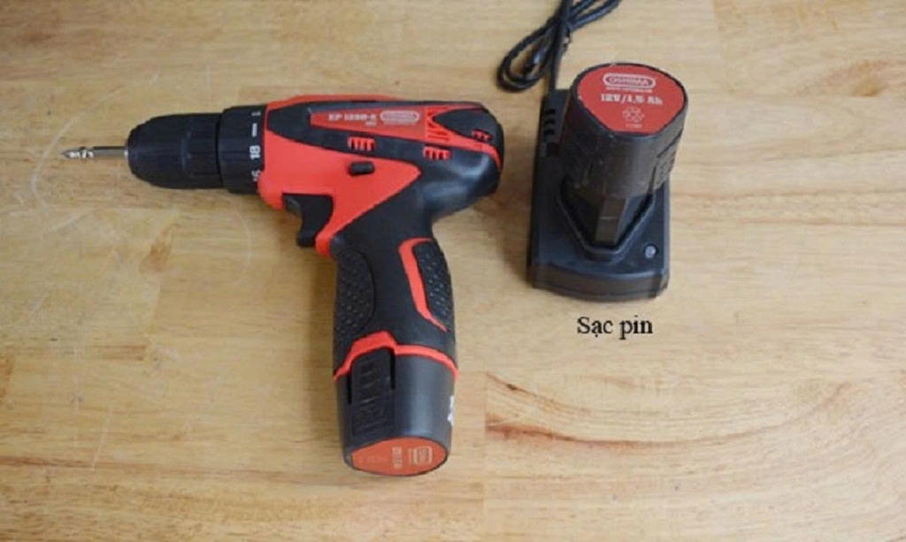 Máy khoan pin Oshima KP12SD-K Pin lithium