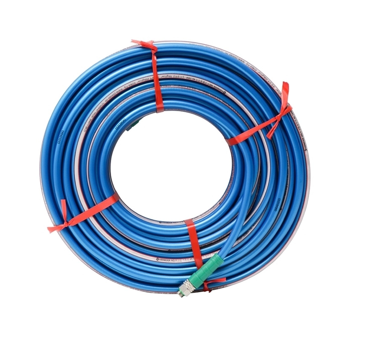 Dây Phun Áp Lực Nhật Bản Cá Sấu Hankook No.1 8.5mmx50m Xanh Dương