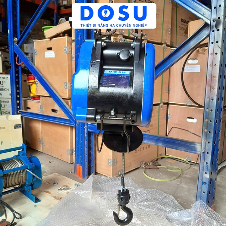 Tời Điện Nhanh DOSU (ĐÔ SU) SK500 30m 500Kg 220V