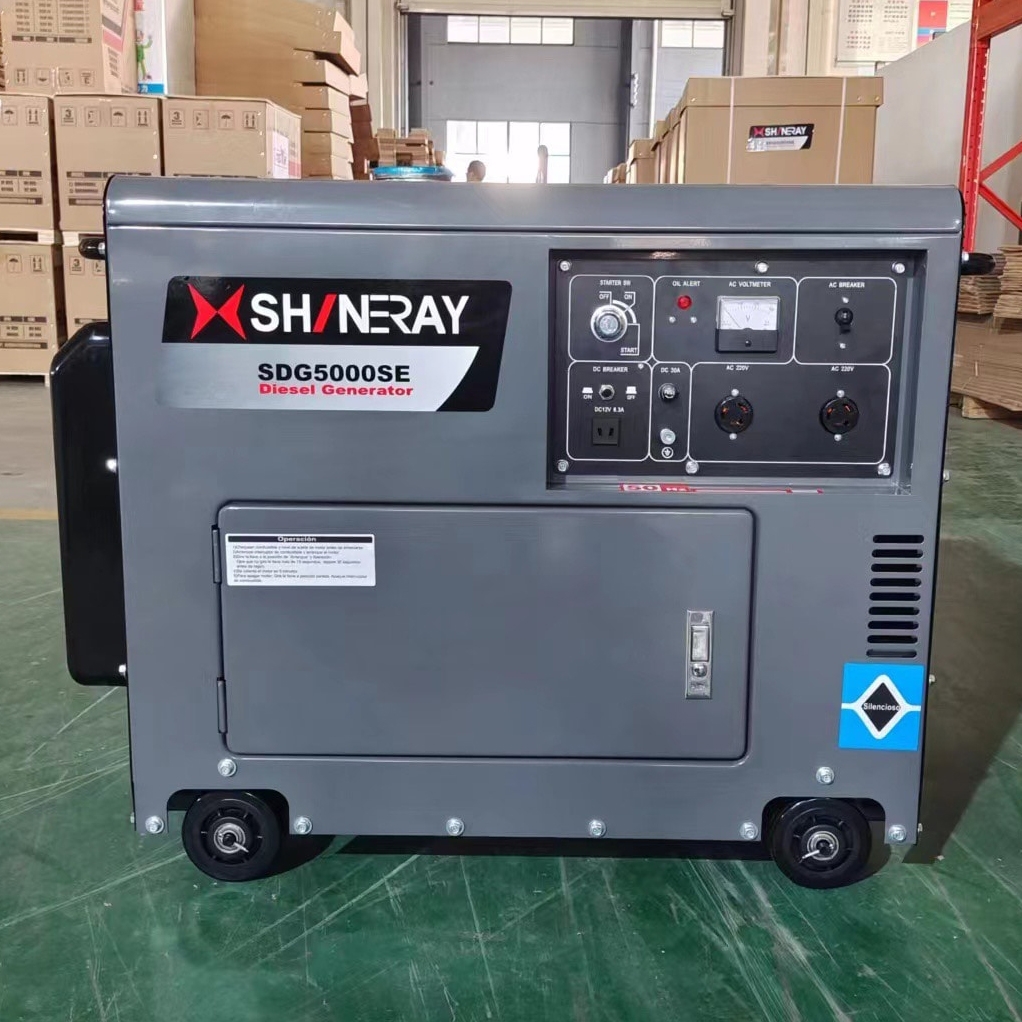 Máy phát điện chạy dầu 5KW SHINERAY SDG5000SE