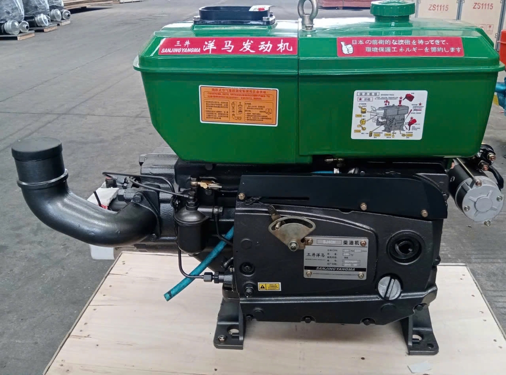 Máy nổ chạy dầu diesel Đông Phong 40HP D40 nước đề