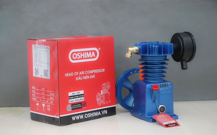 Đầu nén khí OSHIMA 1/2HP 51×1