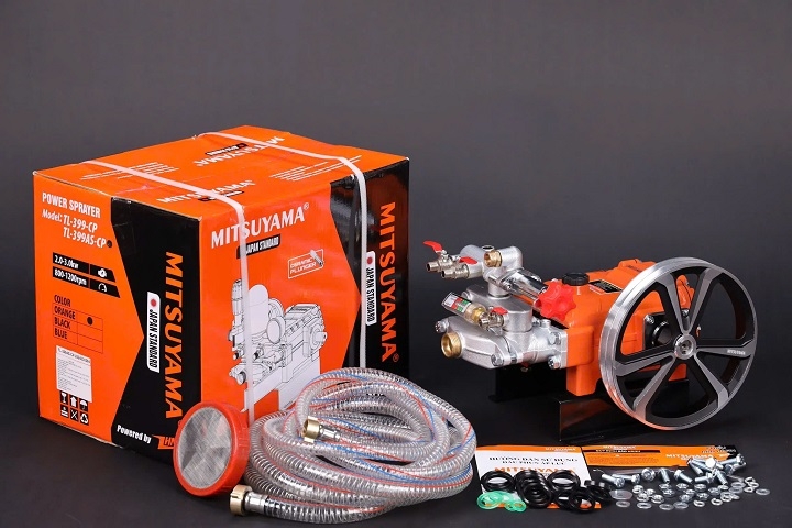 Đầu xịt áp lực Mitsuyama 2HP TL-399AS-CP piston sứ