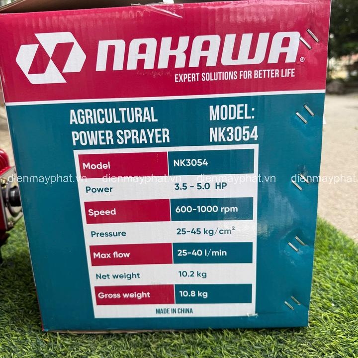 Đầu phun xịt áp lực NAKAWA 3.5HP NK-3054