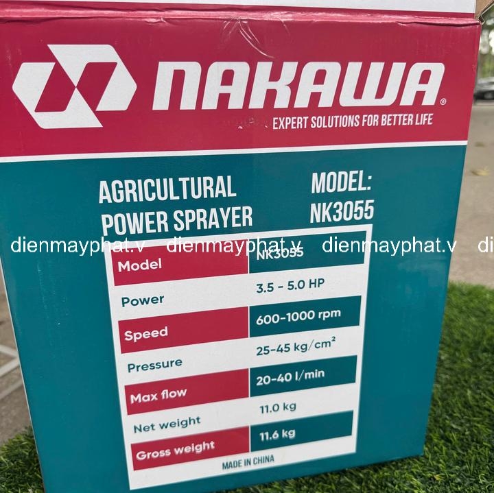 Đầu phun xịt áp lực NAKAWA 5HP NK-3055