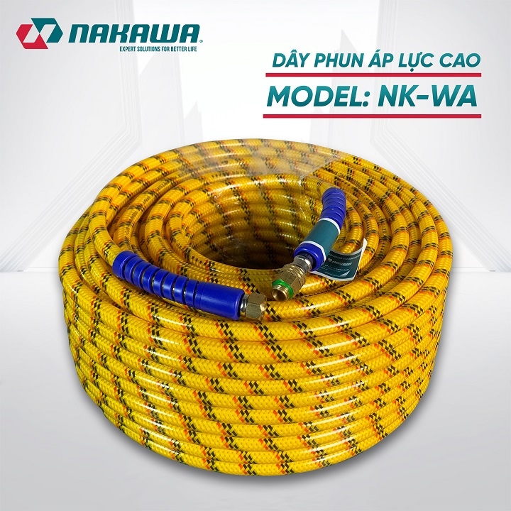 Dây phun xịt áp lực cao NAKAWA 8.5mm NK-WA50 dài 50 mét