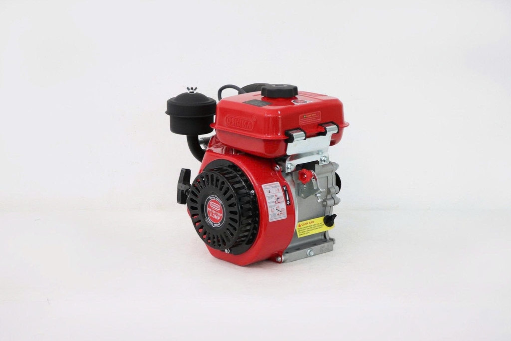 Động cơ dầu diesel 3.3HP OSHIMA New OS160-168F đỏ