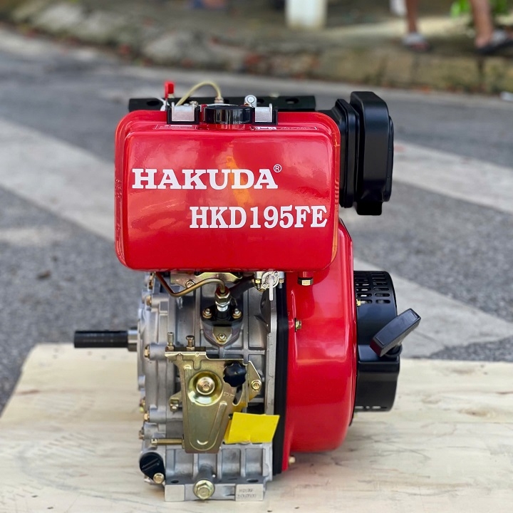 Động cơ dầu Hakuda HKD195FE 12.5HP có đề