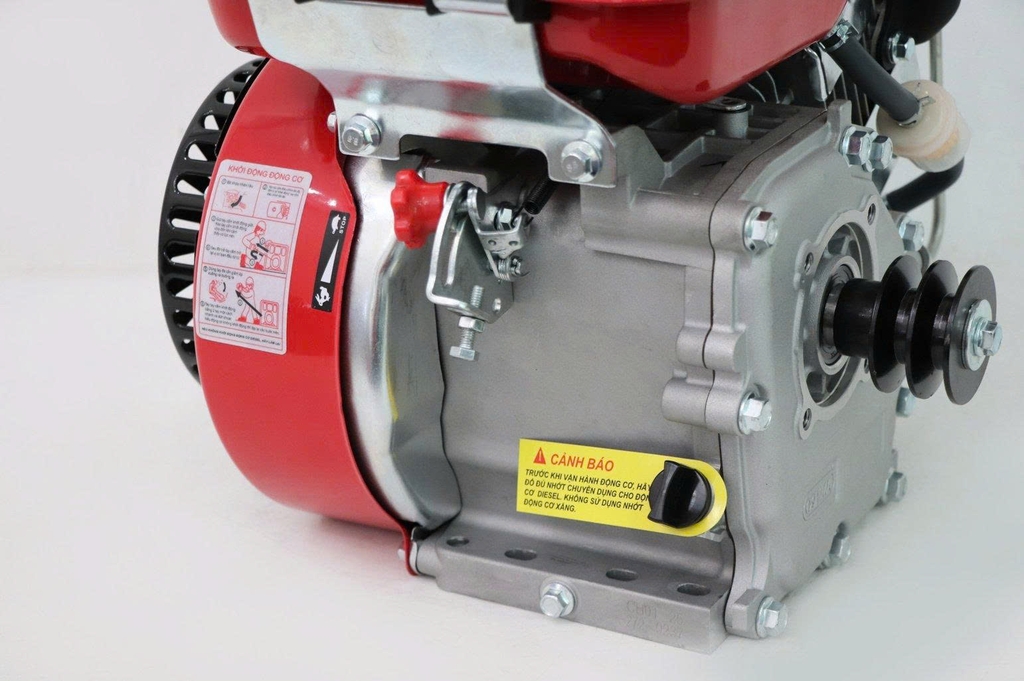 Động cơ dầu diesel  4.5HP OSHIMA New OS160-172F đỏ
