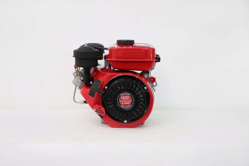 Động cơ dầu diesel  4.5HP OSHIMA New OS160-172F đỏ
