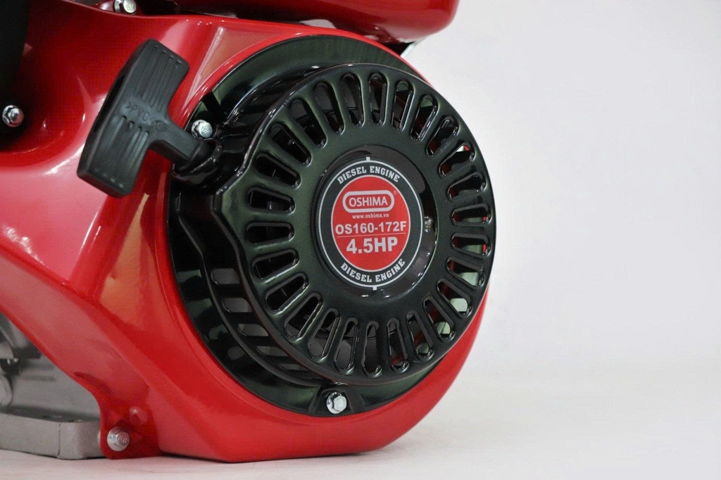 Động cơ dầu diesel  4.5HP OSHIMA New OS160-172F đỏ