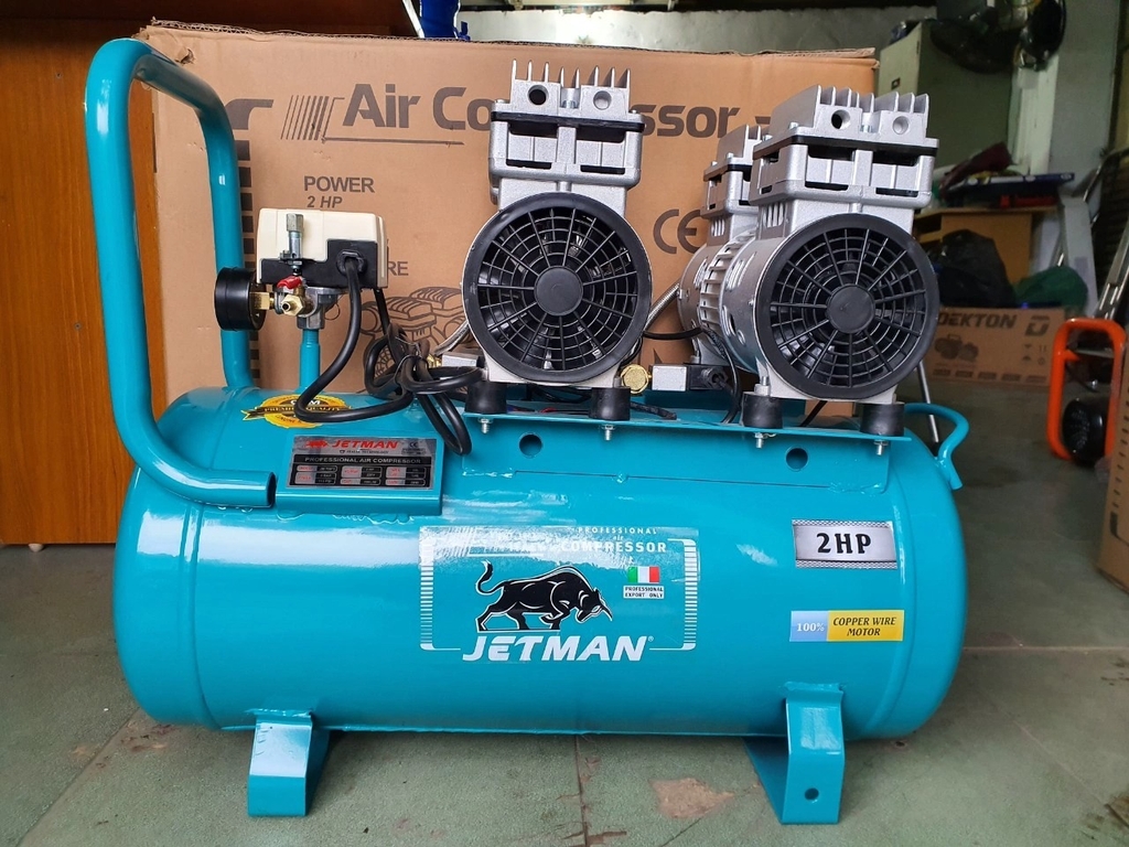 Máy Nén Khí Không Dầu Jetman 2HP 50L JM-1600