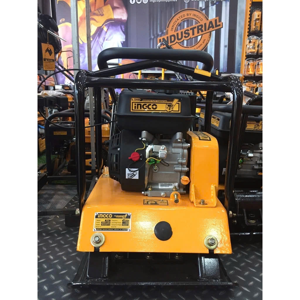 Máy đầm nén bê tông dùng xăng INGCO 6.5HP GCP100-2