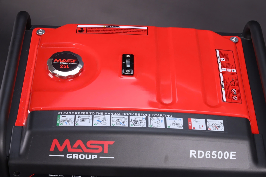 Máy phát điện xăng MAST RD6500E 5KW đề