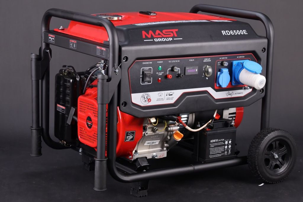 Máy phát điện xăng MAST RD6500E 5KW đề