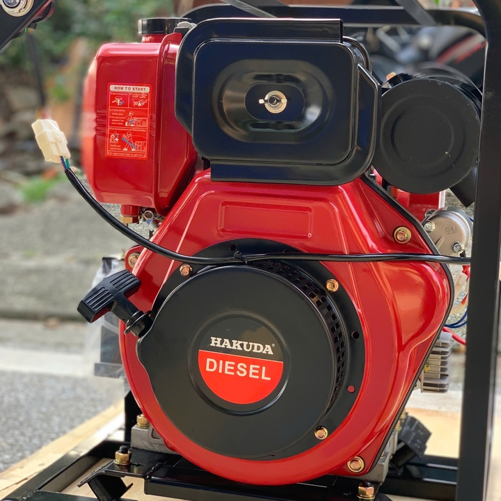 Máy bơm nước chạy dầu cao áp 6.6KW HAKUDA MBNCA80DGE