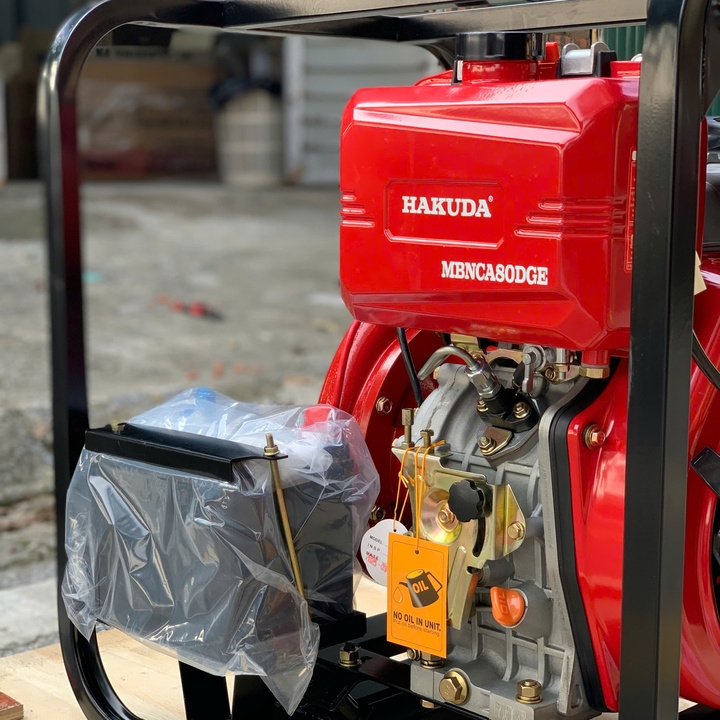 Máy bơm nước chạy dầu cao áp 6.6KW HAKUDA MBNCA80DGE