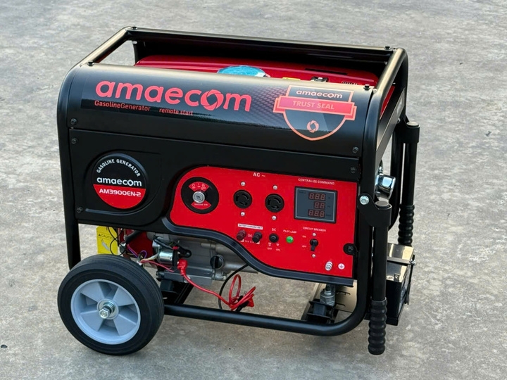 Máy phát điện chạy xăng 3KW AMAECOM AM3900EN-2 có đề