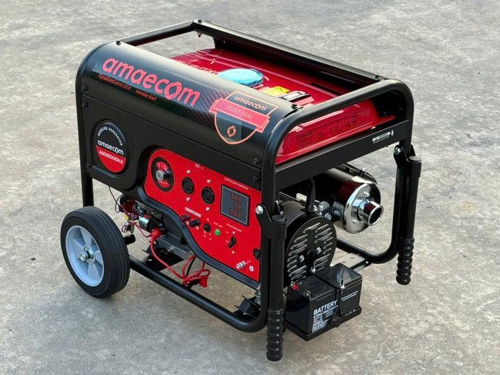 Máy phát điện chạy xăng 3KW AMAECOM AM3900EN-2 có đề