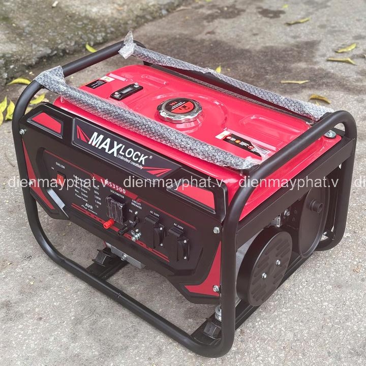 Máy phát điện gia đình 3KW chạy xăng MAXLOCK MS3500
