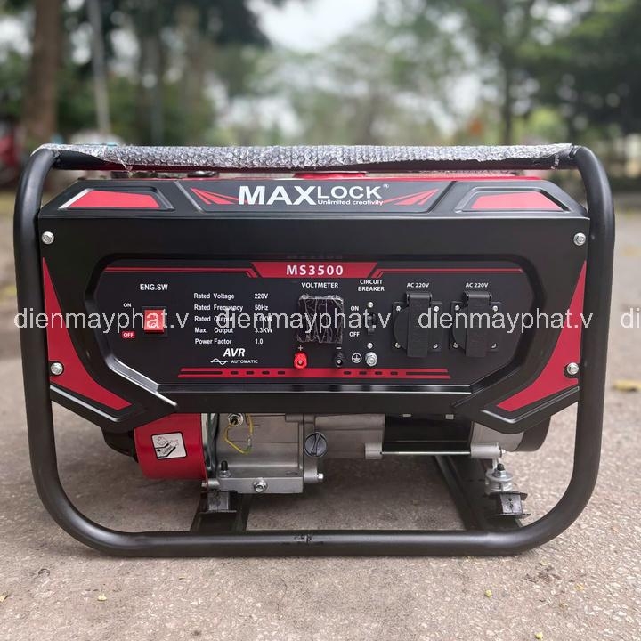 Máy phát điện chạy xăng MAXLOCK MS3500 3KW