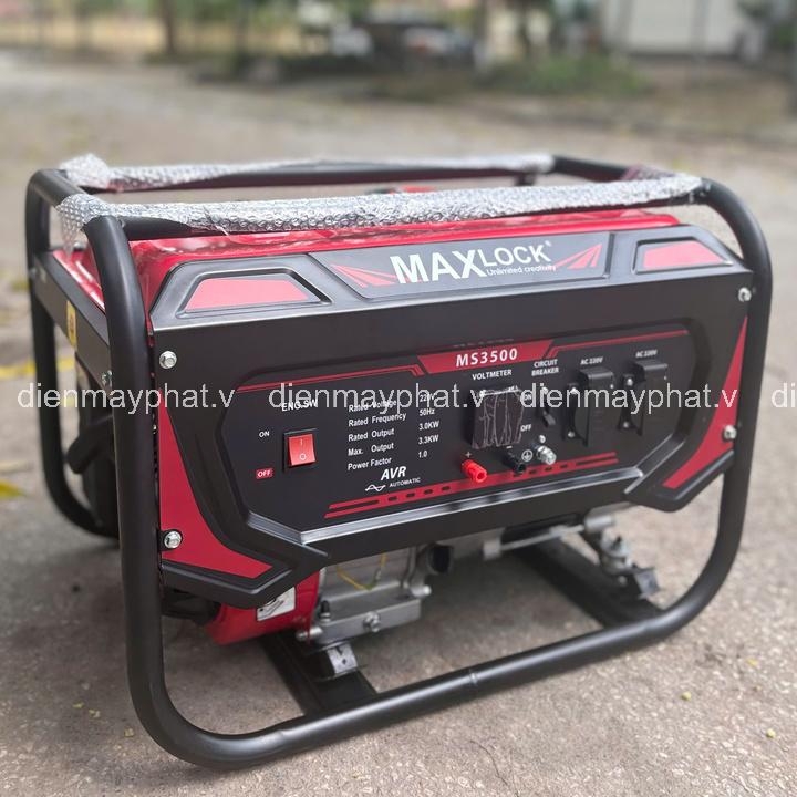 Máy phát điện gia đình 3KW chạy xăng MAXLOCK MS3500